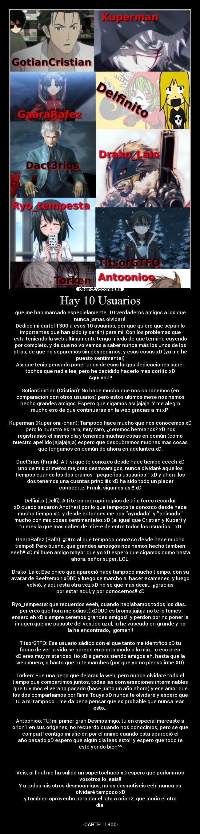 carteles raptorhunters nigatsu harukaze anime cartel 1300 dedicado mis mejores amigos orion1 desmotivaciones