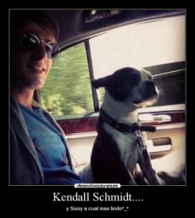 Kendall Schmidt.... - y Sissy a cual mas lindo*_*