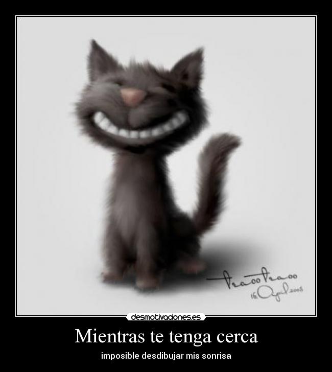 carteles sonrisa cerca feliz desmotivaciones