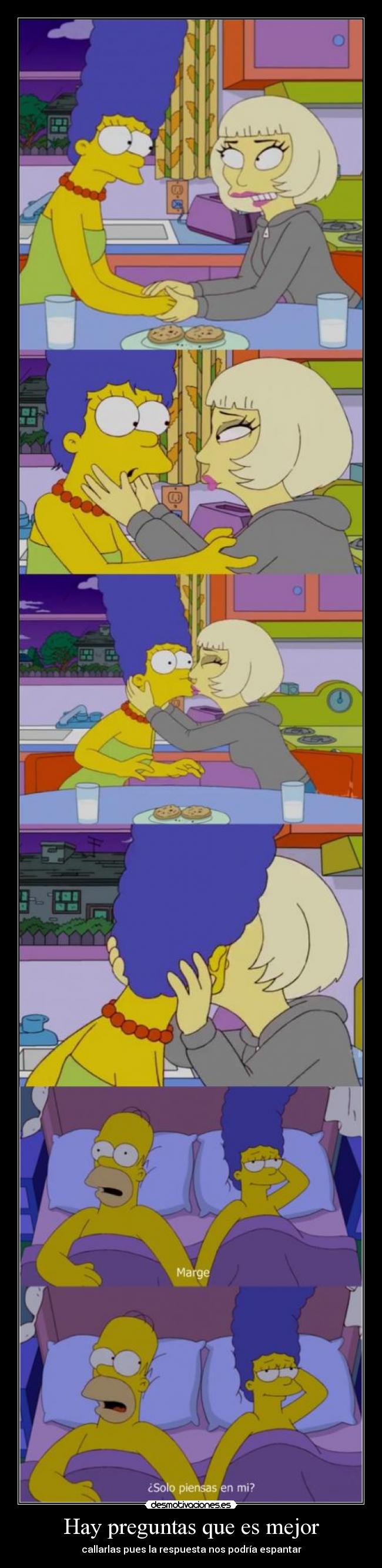 carteles conociendo homero podria solo emocionarse jaja lady gaga fantasia marge desmotivaciones