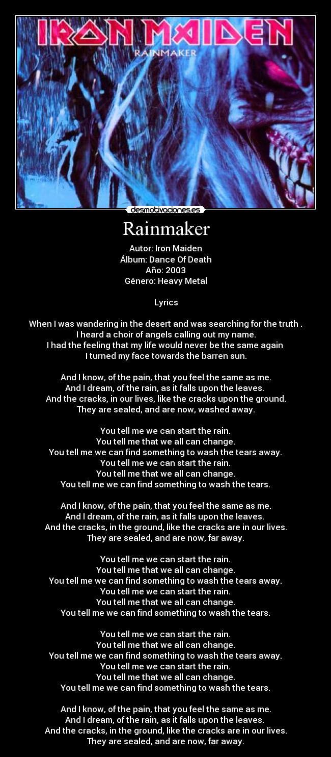 carteles los justicieros cancionerorock rainmaker desmotivaciones