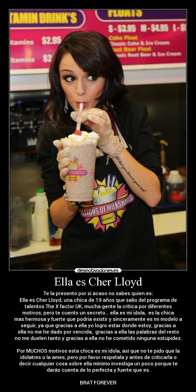 Ella es Cher Lloyd - 