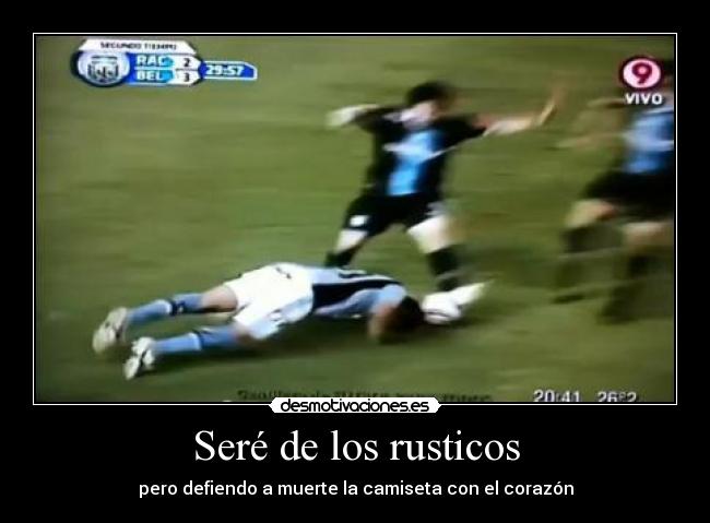 carteles chiquii perez belgrano defensa futbol corazon rustico desmotivaciones