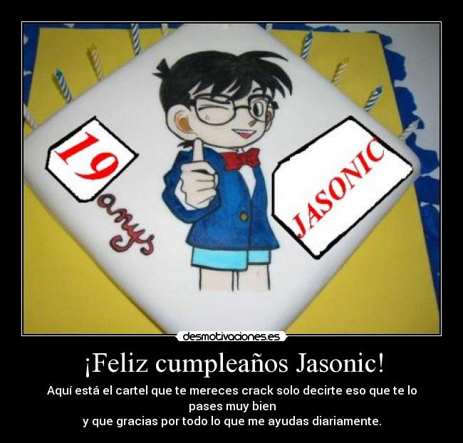 carteles cumpleanos jasonic felicidades jasonichermano clanhappy cristianpolice bycristiancnp desmotivaciones