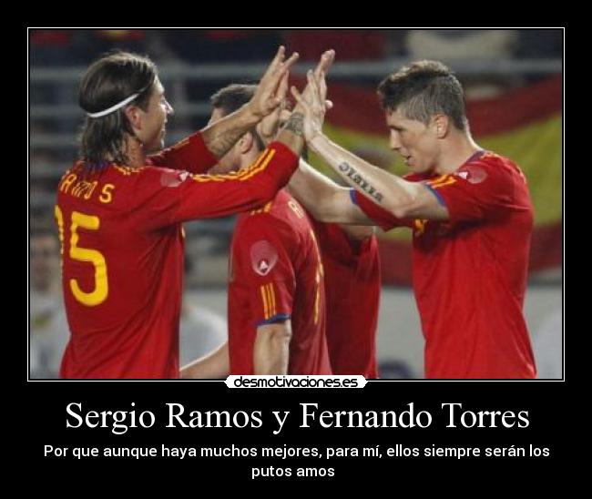 Sergio Ramos y Fernando Torres -