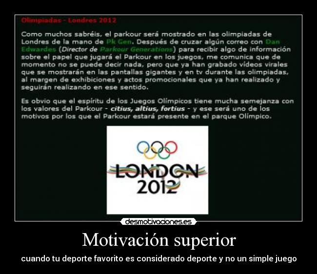 Motivación superior -