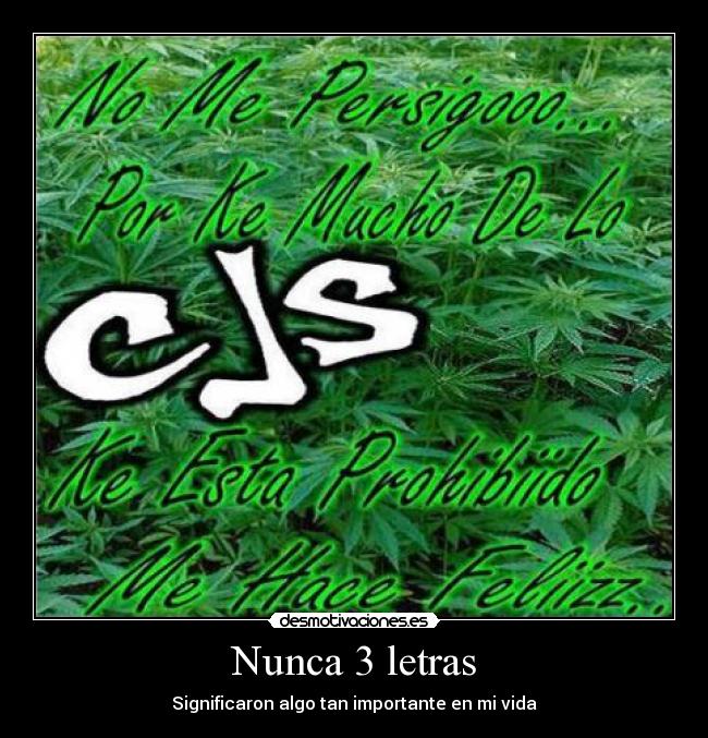 Nunca 3 letras -