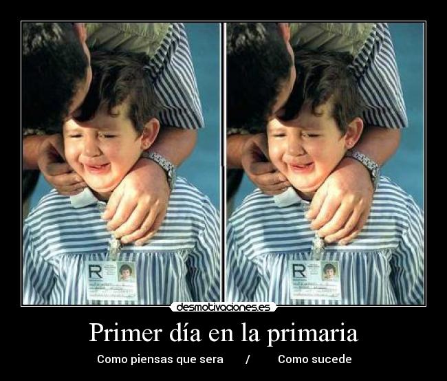 Primer día en la primaria -