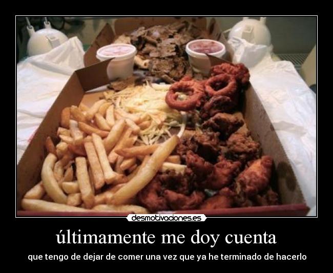 últimamente me doy cuenta -