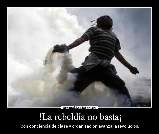 !La rebeldía no basta¡ - 