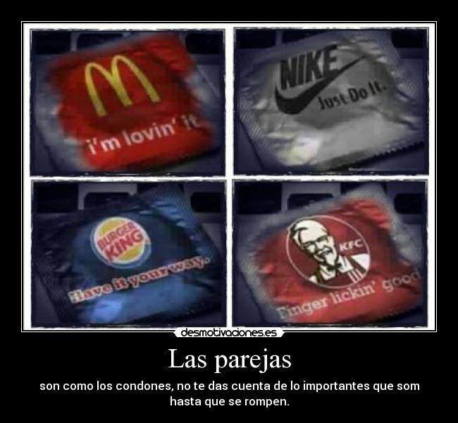 carteles condones desmotivaciones