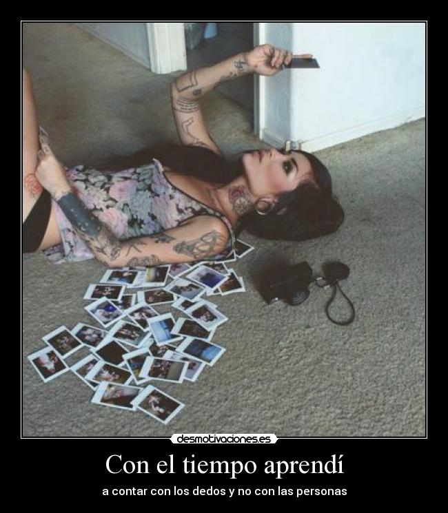 Con el tiempo aprendí - 