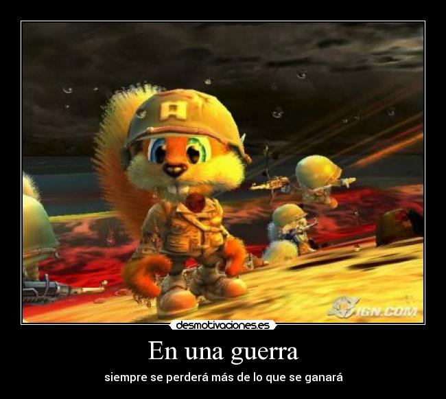 carteles guerra conker live and reloaded bad fur day anime clansupremo creo que obseciones con este juego jajaj desmotivaciones