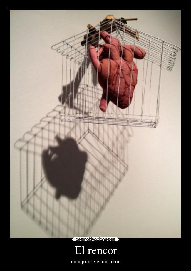 El rencor - solo pudre el corazón