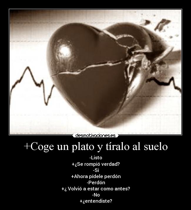 carteles coge plato tiralo suelo desmotivaciones