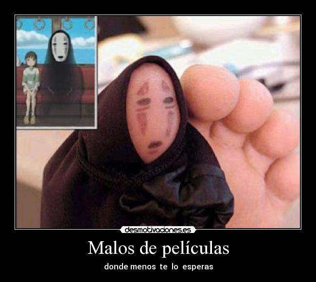 Malos de películas - donde menos te lo esperas