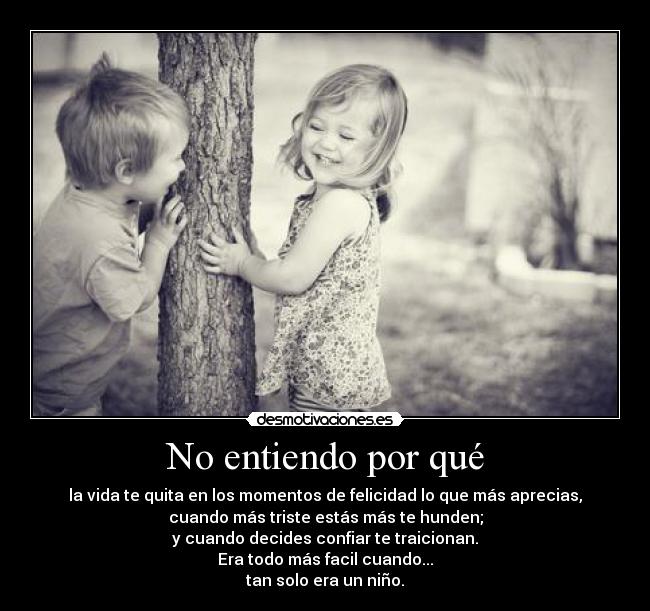 No entiendo por qué - 