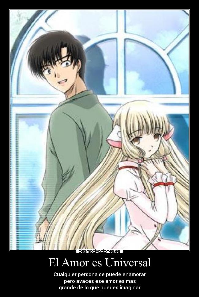 El Amor es Universal - Cualquier persona se puede enamorar
pero avaces ese amor es mas
grande de lo que puedes imaginar