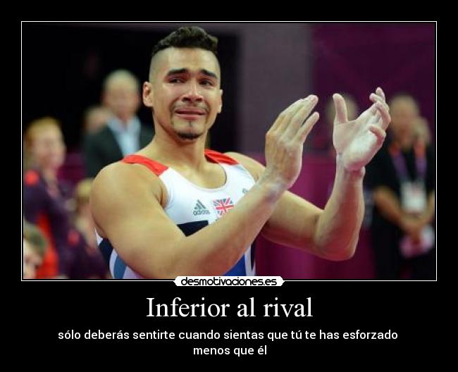 Inferior al rival - 