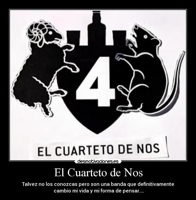carteles cuarteto nos desmotivaciones