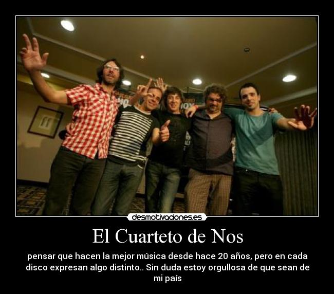 carteles cuarteto nos rock uruguayo desmotivaciones