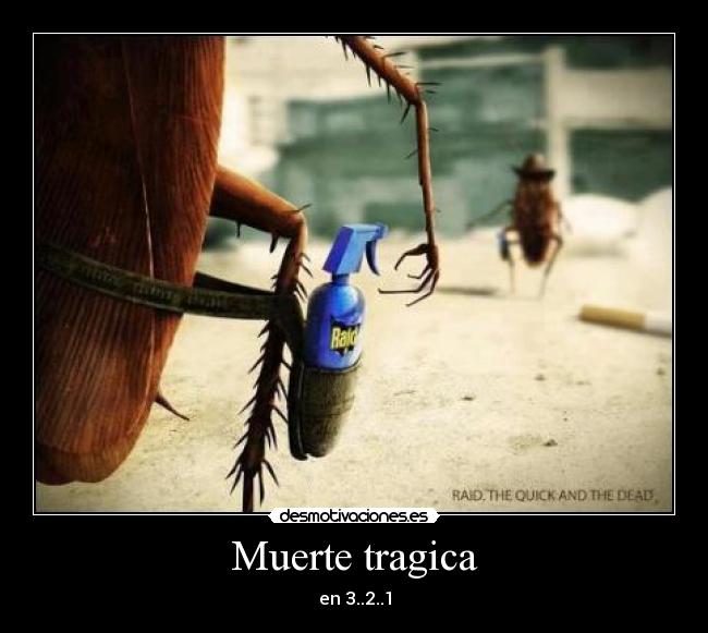 Muerte tragica - en 3..2..1
