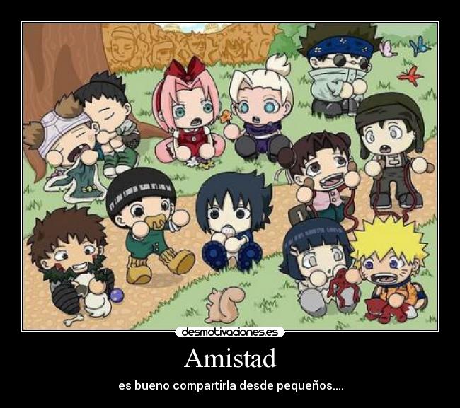 Amistad - es bueno compartirla desde pequeños....