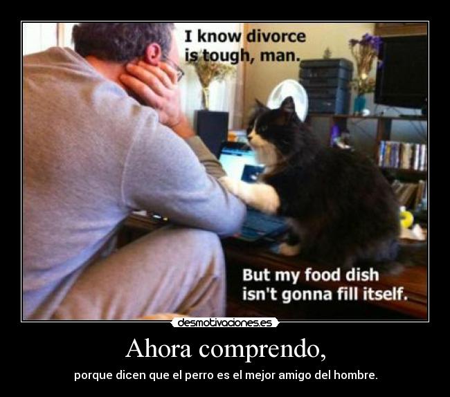 Ahora comprendo, - 