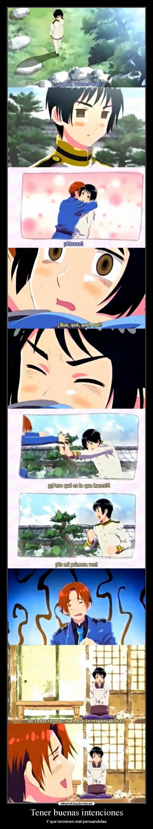 Tener buenas intenciones - 