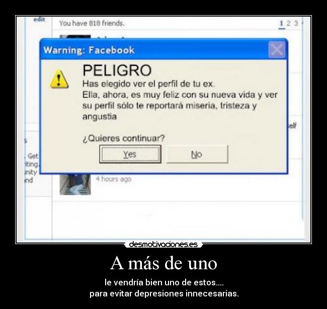 A más de uno - le vendría bien uno de estos....
para evitar depresiones innecesarias.