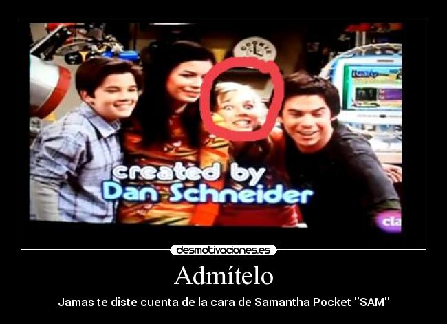 Admítelo - Jamas te diste cuenta de la cara de Samantha Pocket SAM