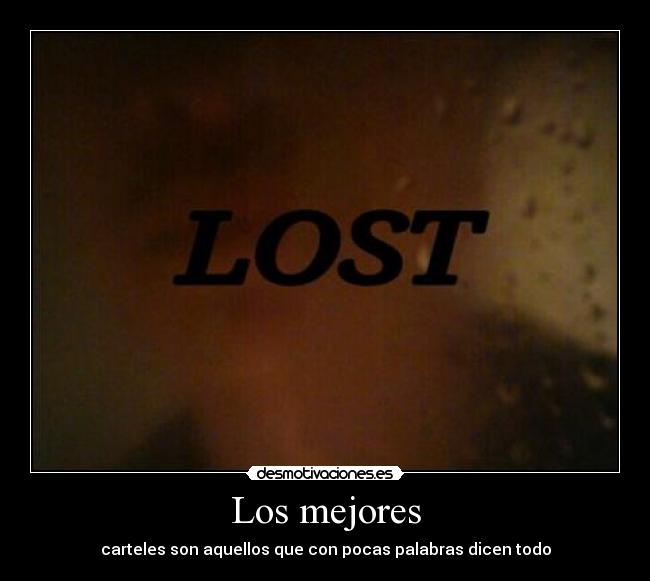 Los mejores - carteles son aquellos que con pocas palabras dicen todo