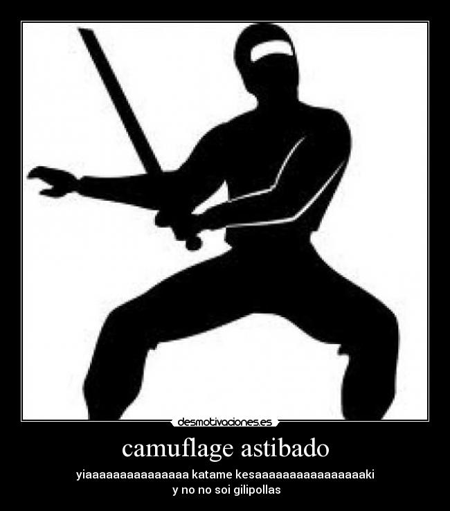 camuflage astibado - 