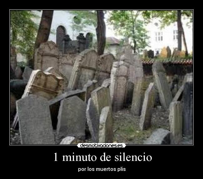 1 minuto de silencio - 