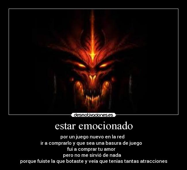estar emocionado -