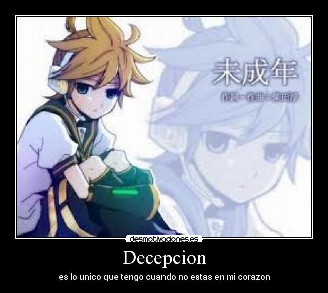 Decepcion -