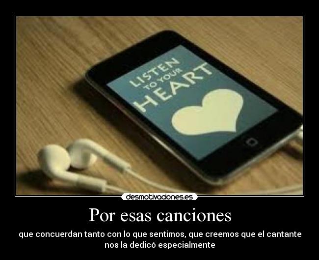Por esas canciones -