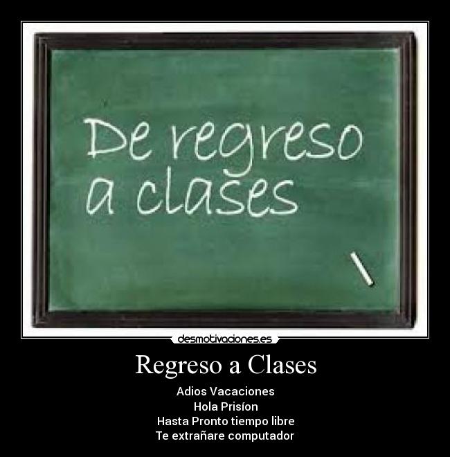 Regreso a Clases -