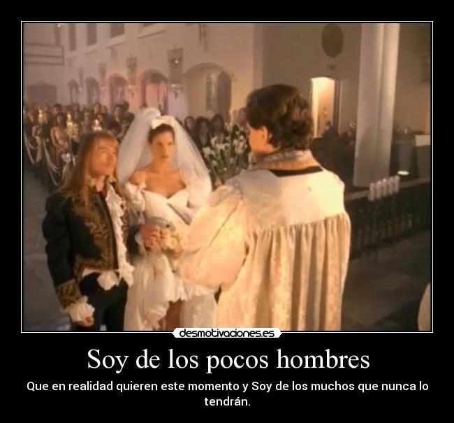 Soy de los pocos hombres -
