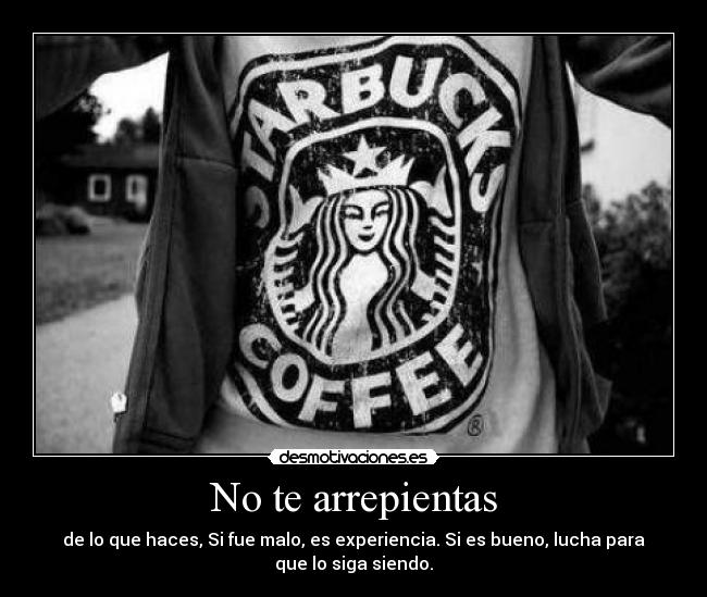 No te arrepientas - 