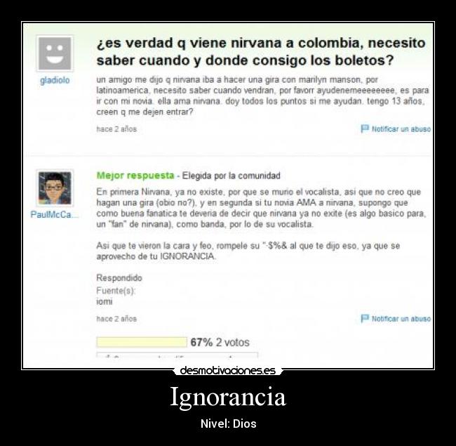 Ignorancia - 