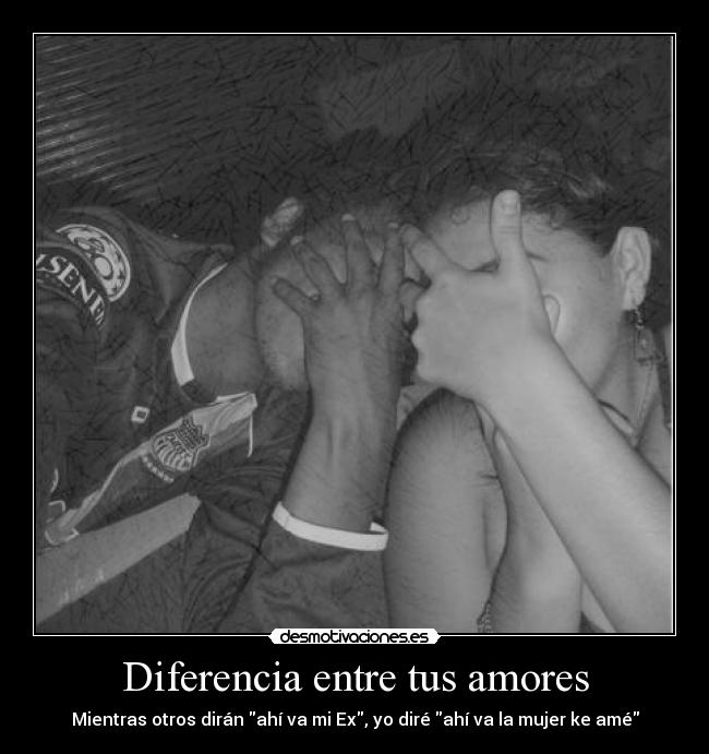 carteles diferencia amores desmotivaciones