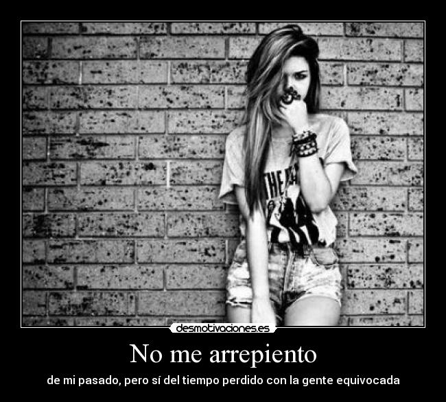 No me arrepiento - 