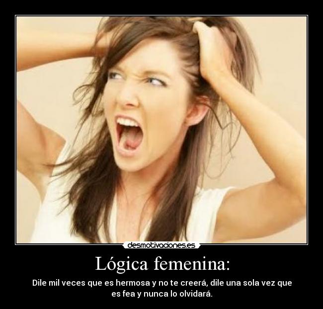 Lógica femenina: - 