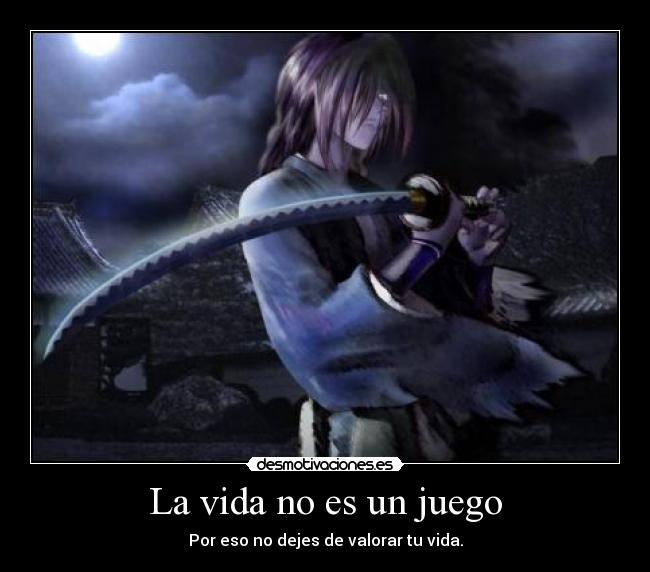 carteles vida kenshin anime desmotivaciones