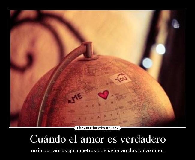 Cuándo el amor es verdadero -