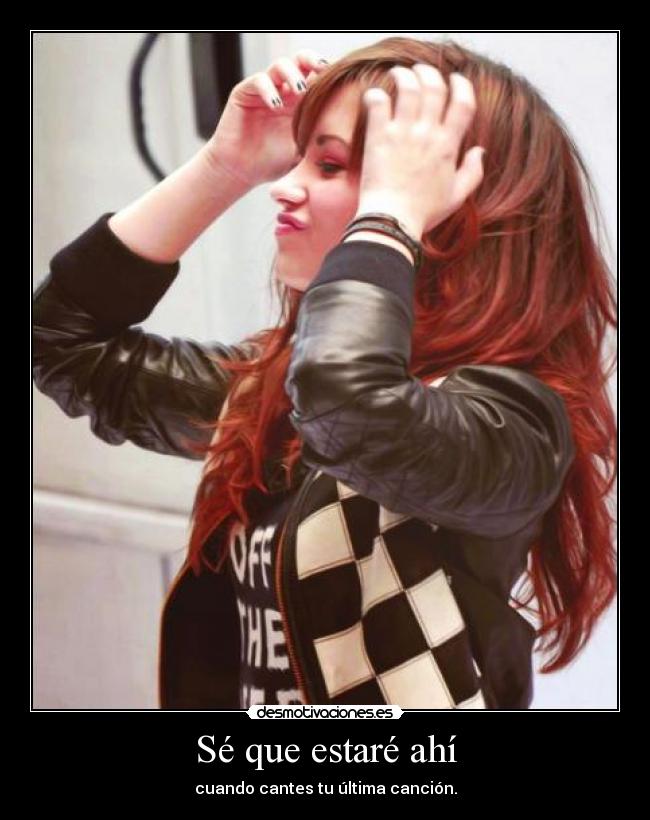 Sé que estaré ahí -