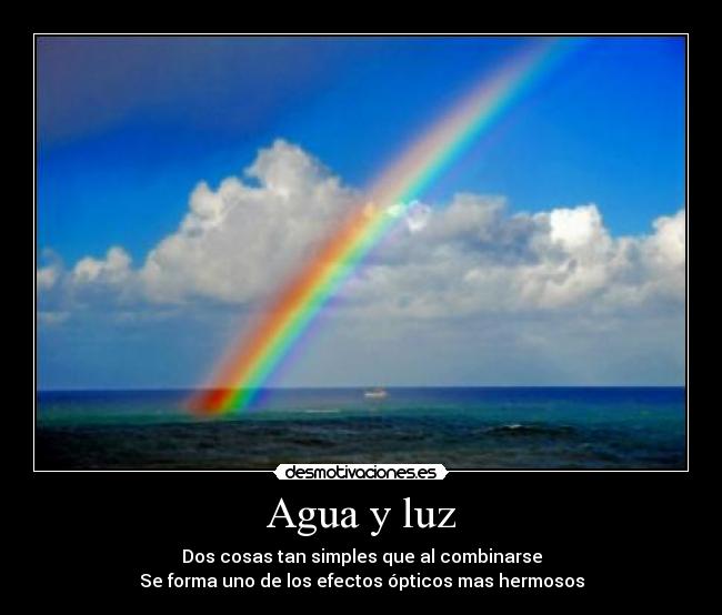 Agua y luz -