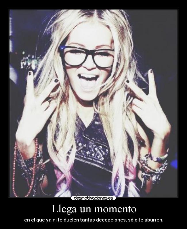 Llega un momento -