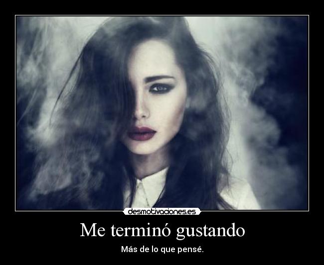 Me terminó gustando - Más de lo que pensé.
